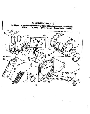 Bulkhead parts