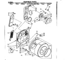 Kenmore 11086470610 bulkhead parts diagram