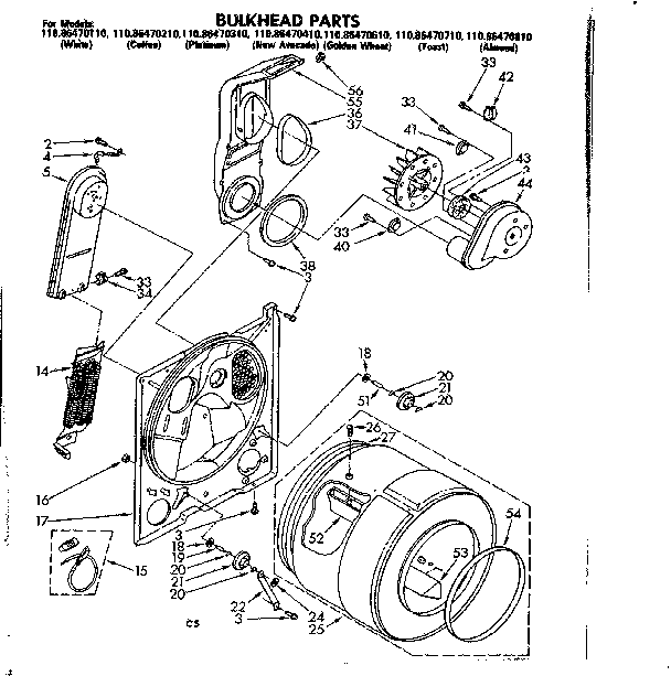 Bulkhead parts