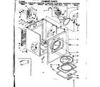 Kenmore 11086470820 cabinet parts diagram