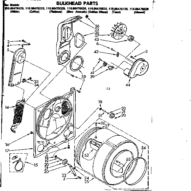 Bulkhead parts