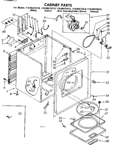 Cabinet parts