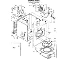Kenmore 11086475920 cabinet parts diagram