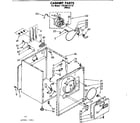 Kenmore 11086515110 cabinet parts diagram