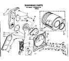 Kenmore 11086545110 bulkhead parts diagram