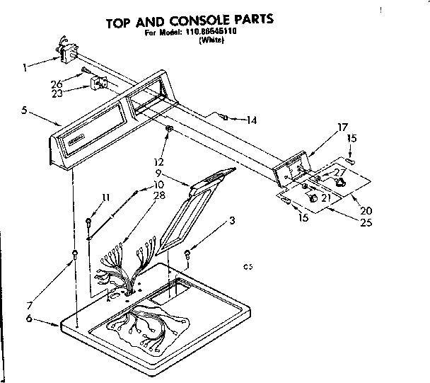 TOP AND CONSOLE PARTS