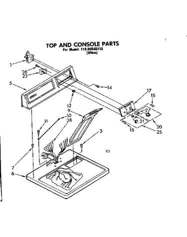 Top and console parts