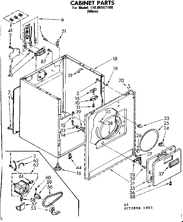 CABINET PARTS