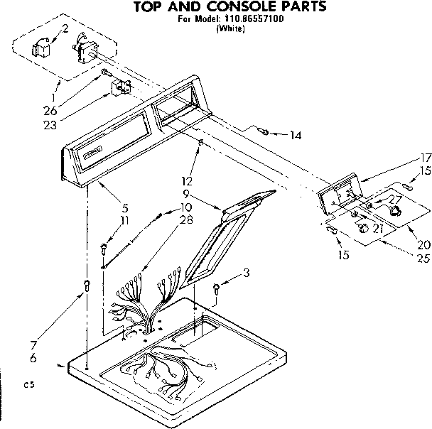 TOP AND CONSOLE PARTS