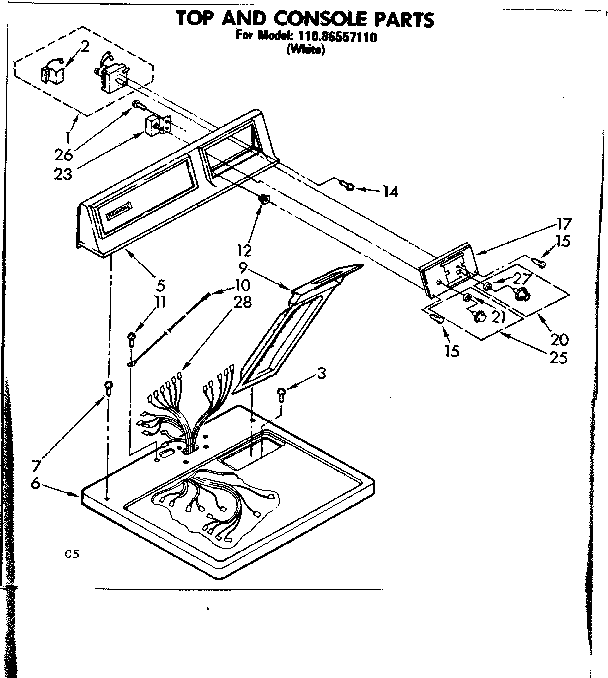 TOP AND CONSOLE PARTS