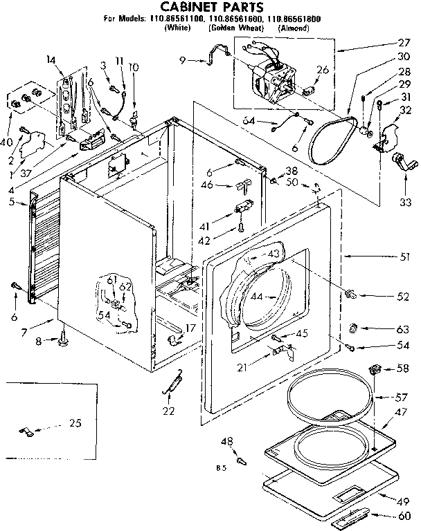 Cabinet parts