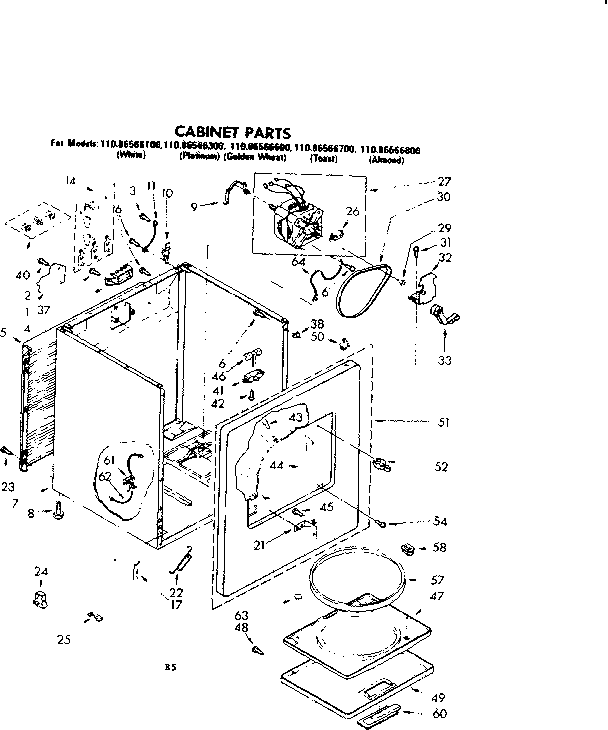 Cabinet parts