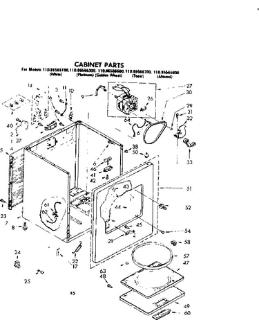 Cabinet parts