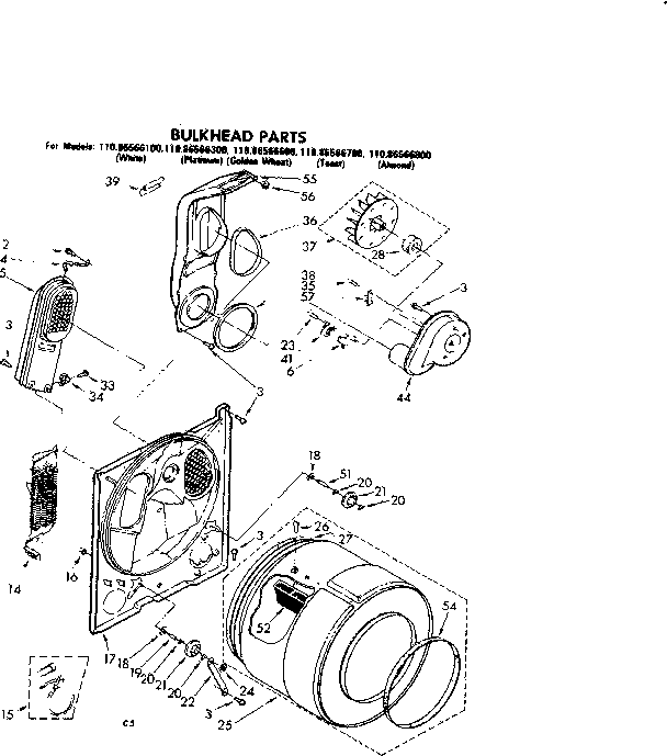 Bulkhead parts