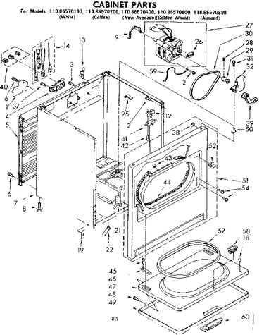 Cabinet parts