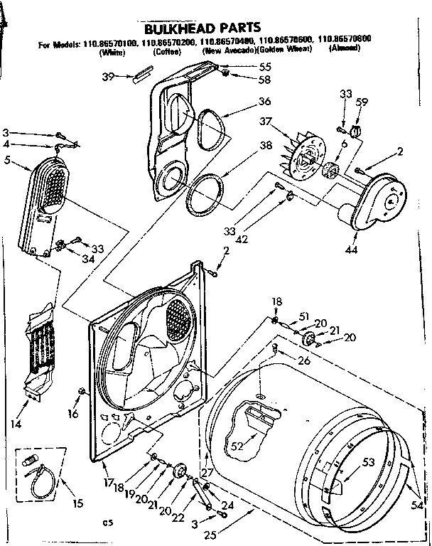 Bulkhead parts