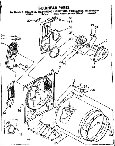 Bulkhead parts
