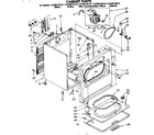 Kenmore 11086570610 cabinet parts diagram