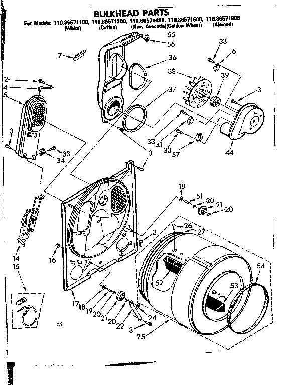 Bulkhead parts