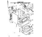 Kenmore 11086572700 cabinet parts diagram