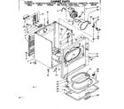 Kenmore 11086572210 cabinet parts diagram