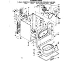 Kenmore 11086573800 cabinet parts diagram