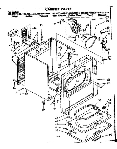 Cabinet parts