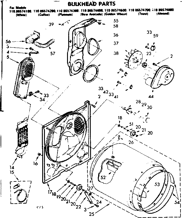 Bulkhead parts