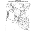 Kenmore 11086577400 cabinet parts diagram
