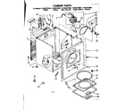 Kenmore 11086578800 cabinet parts diagram