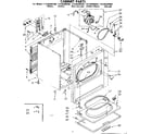 Kenmore 11086580200 cabinet parts diagram