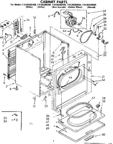 Cabinet parts