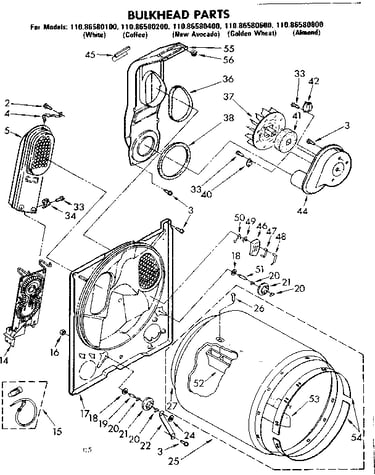 Bulkhead parts