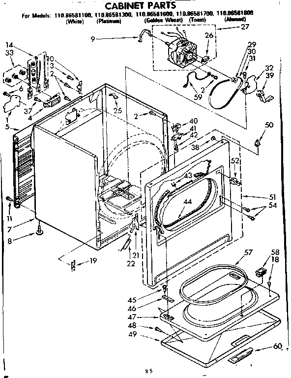 Cabinet parts