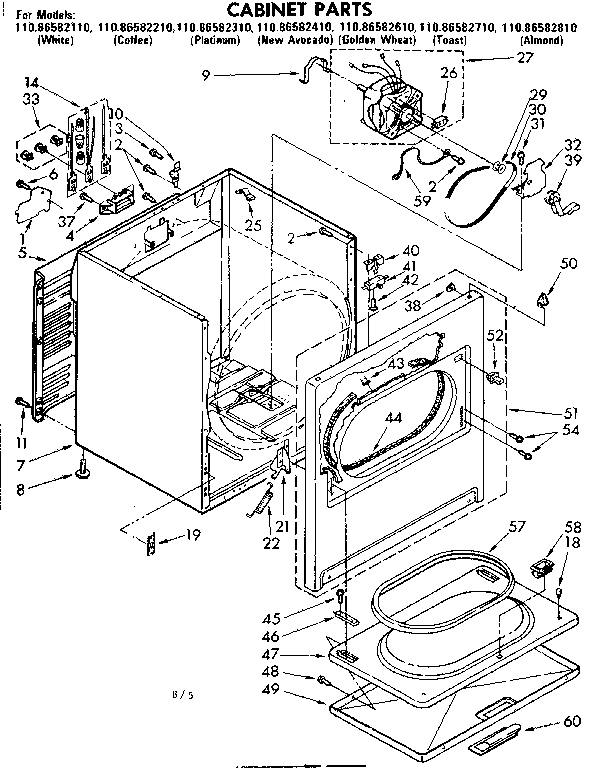 Cabinet parts