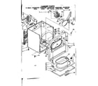 Kenmore 11086583400 cabinet parts diagram