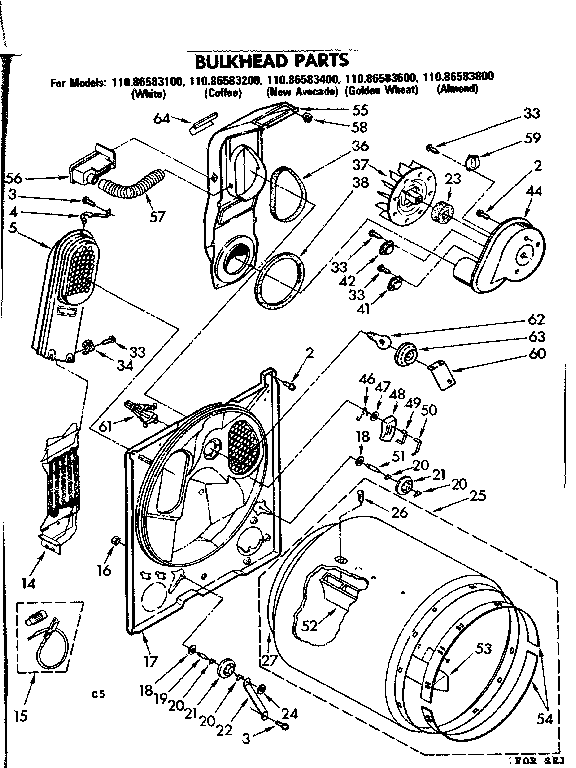 Bulkhead parts