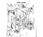 Kenmore 11087015100 cabinet asm diagram