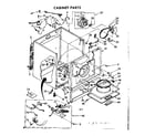 Kenmore 11087030100 cabinet parts diagram
