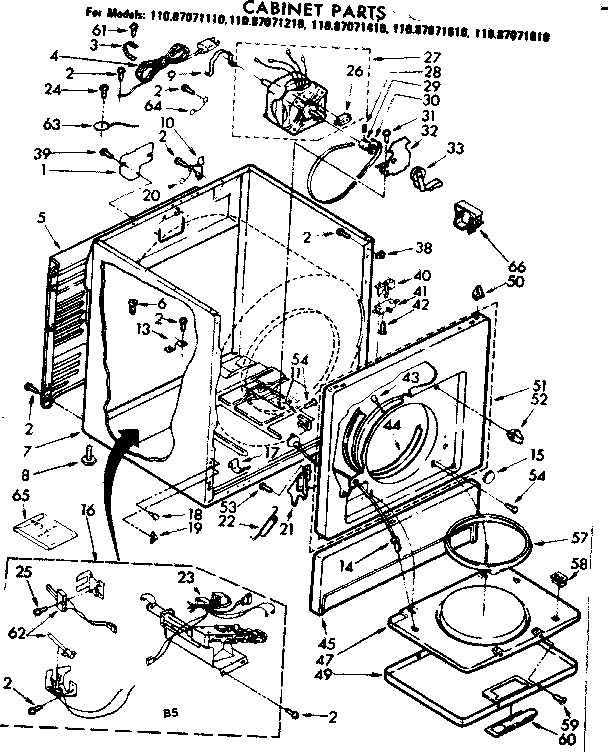 Cabinet parts