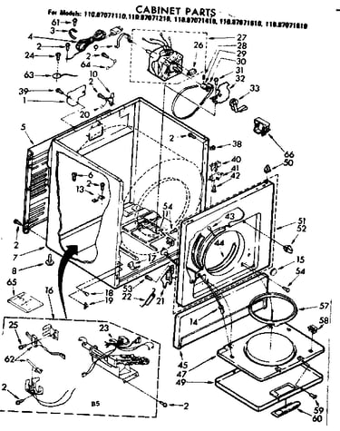Cabinet parts