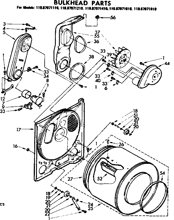 Bulkhead parts