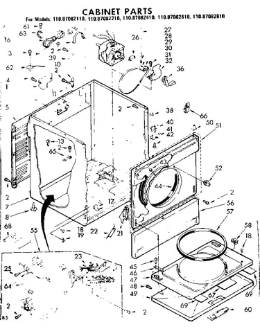 Cabinet parts