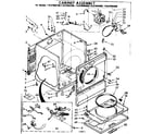 Sears 11087094100 cabinet assembly diagram