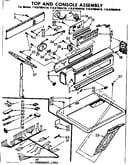Top and console assembly
