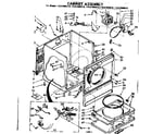 Sears 11087094810 cabinet assembly diagram