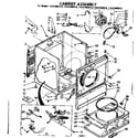 Sears 11087094210 cabinet assembly diagram