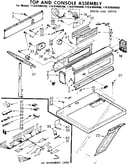 Top and console assembly