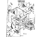 Sears 11087115100 cabinet parts diagram