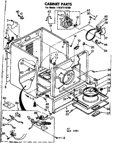 Cabinet parts
